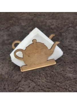 Intra απο ξύλο plywood 3mm-4mm πάχος - Θήκη για χαρτοπετσέτα σε σχήμα βραστήρα Δίασταση 30x30 cm Intraeaxys-zo9yxxr7