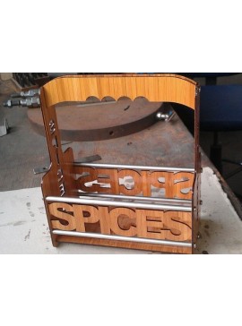 Intra απο ξύλο plywood 3mm-4mm πάχος - Spice Caddy με λαβή Δίασταση 30x30 cm Intraeaxys-eo0qxz31