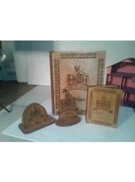 Intra απο ξύλο plywood 3mm-4mm πάχος - Θήκη χαρτοπετσέτας με αλάτι και πιπέρι Caddy Δίασταση 30x30 cm Intraeaxys-voq2yrdo