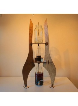 Intra απο ξύλο plywood 3mm-4mm πάχος - Διαστημόπλοιο με θέμα Cold Drip Coffee Tower Δίασταση 30x30 cm Intraeaxys-pokmvxk1