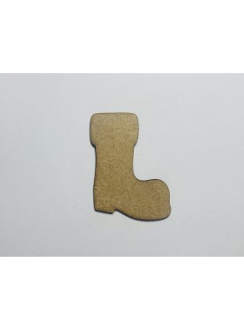 Intra απο ξύλο plywood 3mm-4mm πάχος - Santa Boot Wood Shape For Craft Δίασταση 30x30 cm Intraeaxys-zo9yq6x7