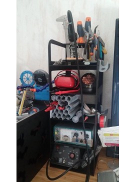 Intra απο ξύλο plywood 3mm-4mm πάχος - Προσαρμόσιμα ράφια γραφείου Maker OpenSCAD Script Δίασταση 30x30 cm Intraeaxys-r7vd5lz7