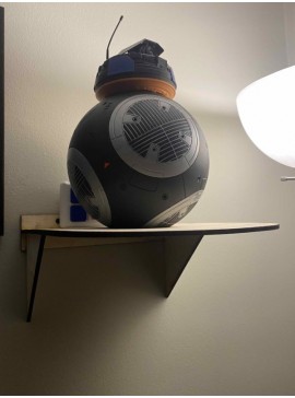 Intra απο ξύλο plywood 3mm-4mm πάχος - Ράφι Star Wars Droid Δίασταση 30x30 cm Intraeaxys-joerew67