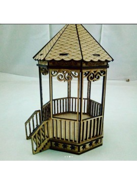 Intra απο ξύλο plywood 3mm-4mm πάχος - Αρχείο PDF Μοντέλο Bandstand 3mm Δίασταση 30x30 cm Intraeaxys-078y024o