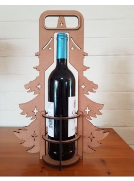 Intra απο ξύλο plywood 3mm-4mm πάχος - Θήκη κρασιού Χριστουγέννων 3mm Δίασταση 30x30 cm Intraeaxys-6o3yeek7