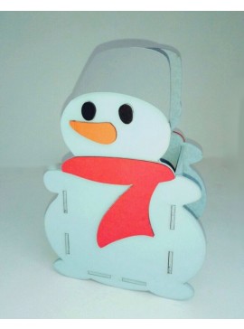 Intra απο ξύλο plywood 3mm-4mm πάχος - Διοργανωτής θήκης στυλό Snowman Δίασταση 30x30 cm Intraeaxys-eoxlv8jo