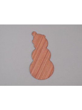 Intra απο ξύλο plywood 3mm-4mm πάχος - Ημιτελής χειροτεχνία με αποκοπή ξύλου χιονάνθρωπος Δίασταση 30x30 cm Intraeaxys-pok36487