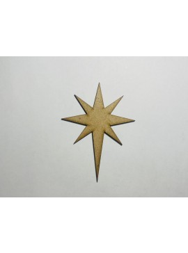 Intra απο ξύλο plywood 3mm-4mm πάχος - Ξύλο Bethlehem Star Craft σχήμα κοπής Δίασταση 30x30 cm Intraeaxys-eoxlkwjo