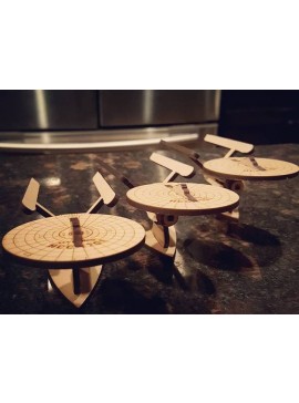 Intra απο ξύλο plywood 3mm-4mm πάχος - Star Trek Enterprise Δίασταση 30x30 cm Intraeaxys-51r8qyv7