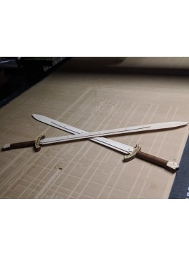 Intra απο ξύλο plywood 3mm-4mm πάχος - Παιδικό σπαθί Δίασταση 30x30 cm Intraeaxys-eoxlqrjo