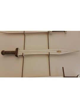 Intra απο ξύλο plywood 3mm-4mm πάχος - Ξίφος Gladius Hispaniensis Δίασταση 30x30 cm Intraeaxys-r1z25821