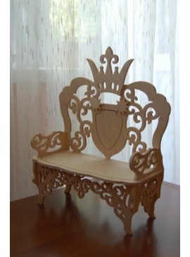 Intra απο ξύλο plywood 3mm-4mm πάχος - Θρόνος Δίασταση 30x30 cm Intraeaxys-r1z2m5n1