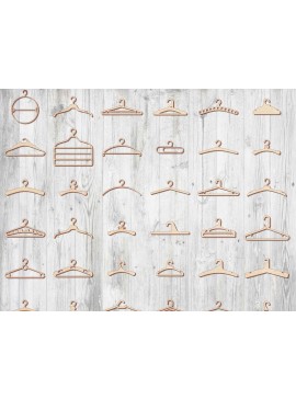 Intra απο ξύλο plywood 3mm-4mm πάχος - Προσαρμοσμένα πρότυπα ξύλινων κρεμάστρων ρούχων Δίασταση 30x30 cm Intraeaxys-p7ym8qr7