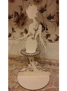 Intra απο ξύλο plywood 3mm-4mm πάχος - Νεαρή θήκη χαρτοπετσέτας Δίασταση 30x30 cm Intraeaxys-lopq63z7