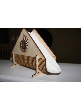 Intra απο ξύλο plywood 3mm-4mm πάχος - Διακοσμητική Ξύλινη θήκη για χαρτοπετσέτα Δίασταση 30x30 cm Intraeaxys-91jdqy51