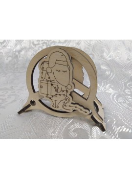 Intra απο ξύλο plywood 3mm-4mm πάχος - Ξύλινη θήκη για χαρτοπετσέτα Δίασταση 30x30 cm Intraeaxys-078y92jo