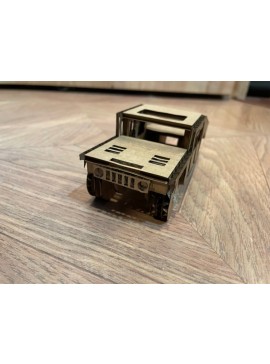 Intra απο ξύλο plywood 3mm-4mm πάχος - Tinkercad Hummer Δίασταση 30x30 cm Intraeaxys-lop3qgk1