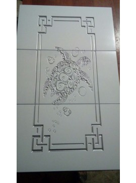 Intra απο ξύλο plywood 3mm-4mm πάχος - Ντουλάπι Πόρτα Χελώνα Χαραγμένο Δίασταση 30x30 cm Intraeaxys-eoxk4j1z