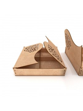 Intra απο ξύλο plywood 3mm-4mm πάχος - Love Box Ξύλινο κουτί δώρου Δίασταση 30x30 cm Intraeaxys-joed5351