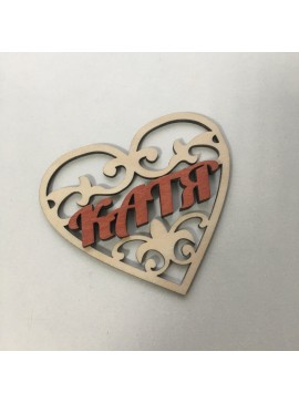 Intra απο ξύλο plywood 3mm-4mm πάχος - Ξύλινη διακόσμηση Αγίου Βαλεντίνου Δίασταση 30x30 cm Intraeaxys-joedgx91