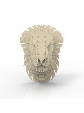 Intra απο ξύλο plywood 3mm-4mm πάχος - Lion Head Decor Wall Κόντρα πλακέ 4mm Δίασταση 30x30 cm Intraeaxys-91jd4vp1