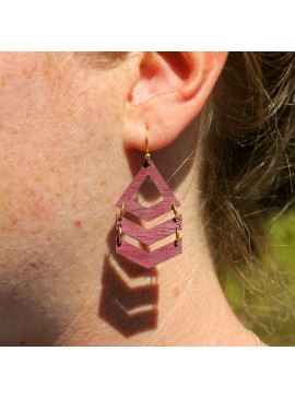 Σετ των 3 Intra απο ξύλο plywood 3mm-4mm πάχος - Ξύλινα Σκουλαρίκια Chevron Δίασταση 3x3 cm Intraeaxys-p7ym6n57