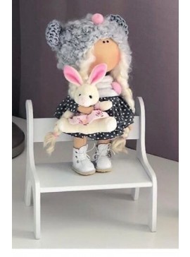 Intra απο ξύλο plywood 3mm-4mm πάχος - Καρέκλα κούκλας Μινιατούρα κουκλόσπιτο Πάγκος για παιδιά Δώρο Δίασταση 30x30 cm Intraeaxys-yon0y3g7