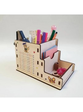 Intra απο ξύλο plywood 3mm-4mm πάχος - Organizer αξεσουάρ γραφείου Δίασταση 30x30 cm Intraeaxys-pok35m37