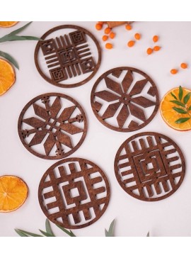 Intra απο ξύλο plywood 3mm-4mm πάχος - Σουβέρ Ποτών Ξύλινα Σουβέρ Κυπέλλου Δίασταση 30x30 cm Intraeaxys-e1gkgd8o