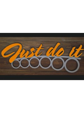 Intra απο ξύλο plywood 3mm-4mm πάχος - Just Do It Ne Lyublyu Seroe x3 Δίασταση 30x30 cm Intraeaxys-075w437z