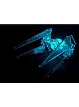 Intra απο ξύλο plywood 3mm-4mm πάχος - Mini TIE Interceptor Δίασταση 30x30 cm Intraeaxys-lop32m51