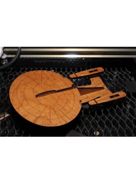 Intra απο ξύλο plywood 3mm-4mm πάχος - USS Enterprise 3D Puzzle Δίασταση 30x30 cm Intraeaxys-zo9yd2r7