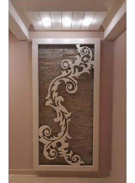 Intra απο ξύλο plywood 3mm-4mm πάχος - Λουλούδι τοίχου Δίασταση 30x30 cm Intraeaxys-voq8zjo2