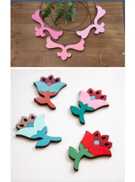 Intra απο ξύλο plywood 3mm-4mm πάχος - Dva Elementa Δίασταση 30x30 cm Intraeaxys-67wk9272