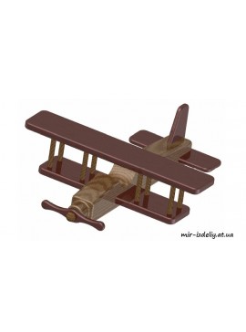 Intra απο ξύλο plywood 3mm-4mm πάχος - Αρχείο PDF Biplane Kids Toy Plan Δίασταση 30x30 cm Intraeaxys-pokn43oj