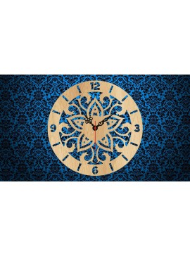 Intra απο ξύλο plywood 3mm-4mm πάχος - Ρολόι Δίασταση 30x30 cm Intraeaxys-6o3xkron