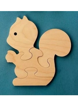 Intra απο ξύλο plywood 3mm-4mm πάχος - Bunny Rabbit Jigsaw Puzzle CNC Laser Plans DWG File Δίασταση 30x30 cm Intraeaxys-yon0xdx7