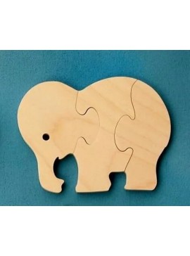 Intra απο ξύλο plywood 3mm-4mm πάχος - Elephant Jigsaw Puzzle CNC Plans DWG File Δίασταση 30x30 cm Intraeaxys-eo0qjm31