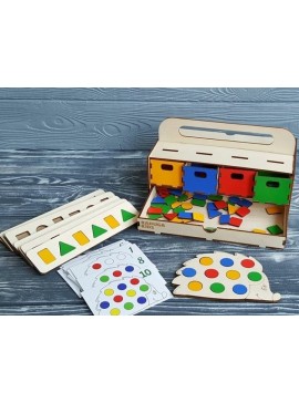Intra απο ξύλο plywood 3mm-4mm πάχος - Κουτί παζλ για παιδιά Δίασταση 30x30 cm Intraeaxys-m1d6yr37