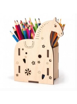 Intra απο ξύλο plywood 3mm-4mm πάχος - Θήκη μολυβιού Orse Desk Organizer Δίασταση 30x30 cm Intraeaxys-r7vmpy27