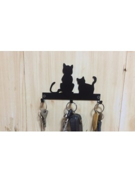 Intra απο ξύλο plywood 3mm-4mm πάχος - Γάντζοι Κρεμάστρας Κρεμαστών Γατιών Επιτοίχια θήκη αποθήκευσης Δίασταση 30x30 cm Intraeaxys-d1lvx8po