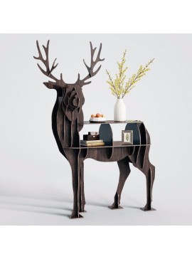 Intra απο ξύλο plywood 3mm-4mm πάχος - Ράφι βιβλιοθήκης ελαφιού Δίασταση 30x30 cm Intraeaxys-eo204k47