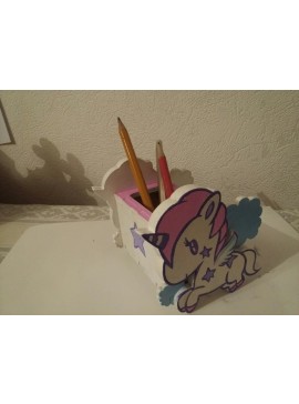 Intra απο ξύλο plywood 3mm-4mm πάχος - Unicorn Desk Organizer Δίασταση 30x30 cm Intraeaxys-voq8d6o2