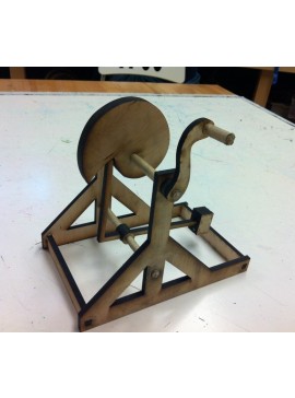 Intra απο ξύλο plywood 3mm-4mm πάχος - Leonardo Da Vinci Cam Hammer Δίασταση 30x30 cm Intraeaxys-qomm0d4o