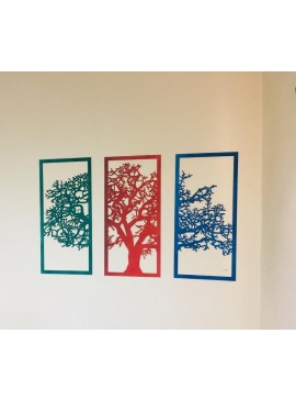 Intra απο ξύλο plywood 3mm-4mm πάχος - Δέντρο διακόσμησης τοίχου Δίασταση 30x30 cm Intraeaxys-ro6ykg27