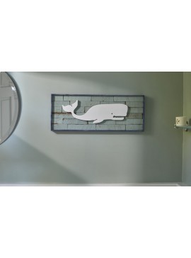 Intra απο ξύλο plywood 3mm-4mm πάχος - Σχέδια δρομολογητή CNC με ξύλινη πινακίδα τοίχου Whale Wood Δίασταση 30x30 cm Intraeaxys-p7ym9457