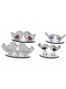 Intra απο ξύλο plywood 3mm-4mm πάχος - Topo De Bolo Passarinhos Δίασταση 30x30 cm Intraeaxys-91jrkg7m