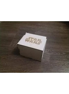 Intra απο ξύλο plywood 3mm-4mm πάχος - Ξύλινο κουτί κούπας δώρου με πρότυπο καπάκι Δίασταση 30x30 cm Intraeaxys-6o3yjr37