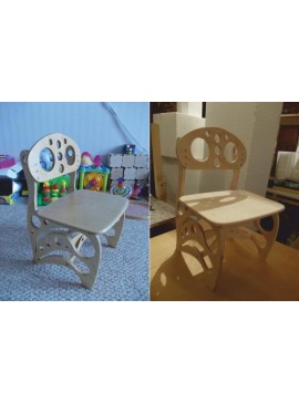 Intra απο ξύλο plywood 3mm-4mm πάχος - ting Καρέκλα μωρού Δίασταση 30x30 cm Intraeaxys-eo4q4387