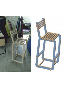 Intra απο ξύλο plywood 3mm-4mm πάχος - Καρέκλα ting Windsor Δίασταση 30x30 cm Intraeaxys-r1z2vj21